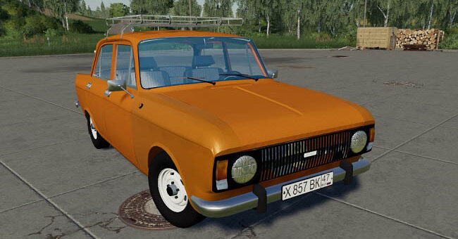 Мод авто Москвич ИЖ 412 v2.0.0.0 Фермер Симулятор 2019