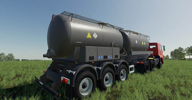 Мод прицеп Нефаз 9509 Ассенизатор v1.1.0.0 Фарминг Симулятор 19