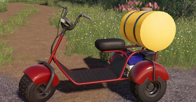 Мод мопед Lizard Tricyle King v1.0.0.0 Farming Simulator 19