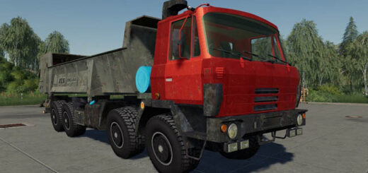 Мод грузовик Tatra 815 8x8 Agro v1.0.0.0 Farming Simulator 19