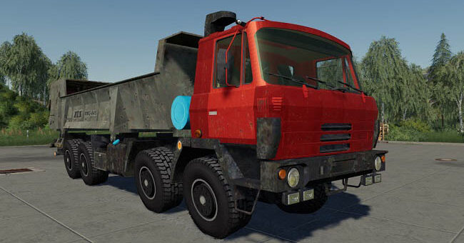 Мод грузовик Tatra 815 8x8 Agro v1.0.0.0 Farming Simulator 19