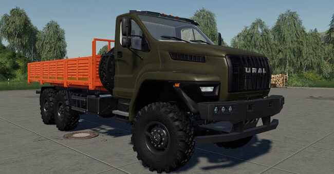 Мод грузовик УРАЛ Next 6x6 Борт v1.0.0.0 ФС2019