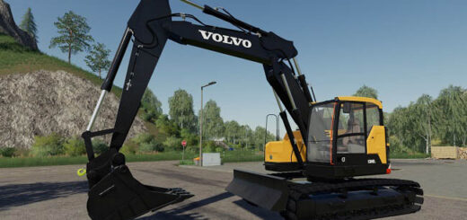 Мод экскаватор Volvo ECR145 v1.0.0.0 FS2019