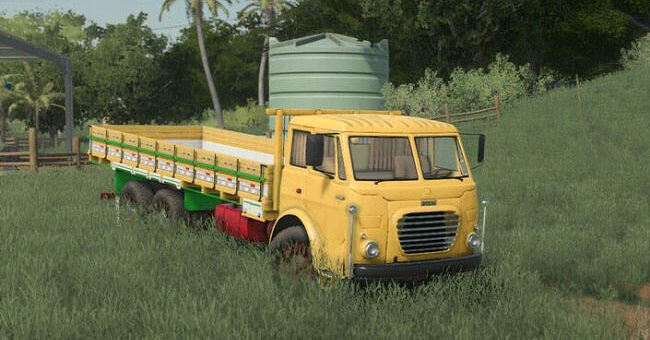 Мод грузовик Fiat 180 Brazil v1.1.0.0 Farming Simulator 19