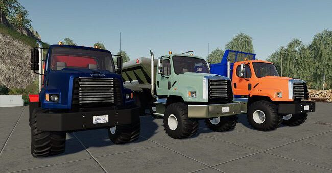 Мод ПАК Freightliner 108SD Spreader Pack v1.0.0.0 FS19