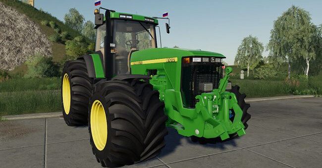 Мод трактор John Deere 8000 RPM Series v1.0.0.3 FS19