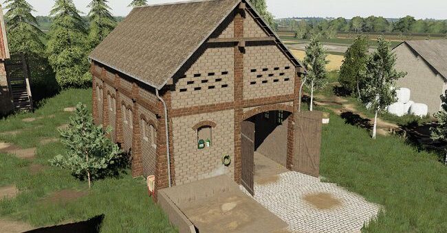 Мод свинарник Post German Pigsty v1.0.0.0 FS2019