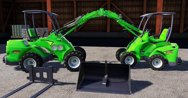 Мод ПАК AVANT-Series v1.4.0.3 Farming Simulator 2019