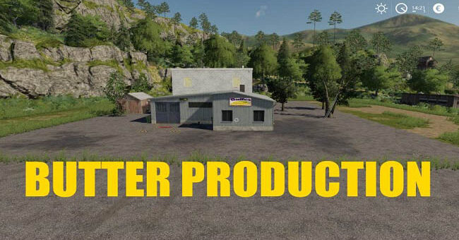 Мод Butter Production v1.1 Farming Simulator 2019
