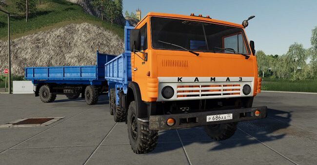 Мод грузовик КамАЗ-4310 Переделка v1.0.0.0 ФС19