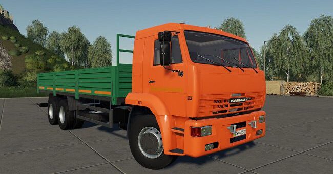 Мод грузовик КамАЗ-65117 Зерновоз v1.1 ФС2019