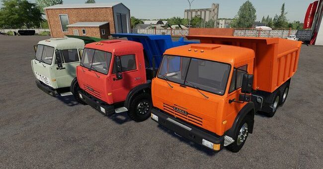 Мод грузовик KamAZ Dump Truck v1.0.0.0 ФС2019
