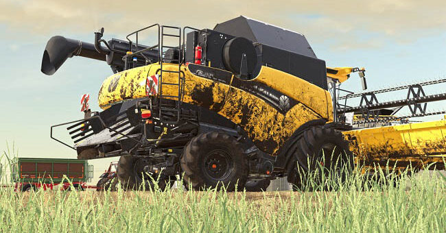 Мод комбайн New Holland CR9.90 v1.1.0.0 FS2019