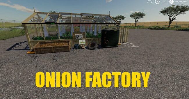 Мод Onion Factory v1.0.0.0 Farming Simulator 2019