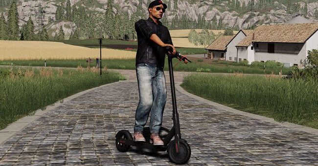 Мод скутер Scooter v1.0.0.0 Farming Simulator 2019
