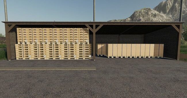 Мод Woodenbox Production v1.0.0.0 Farming Simulator 19