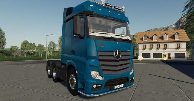Мод грузовик Mercedes-Benz Actros MP4 v1.0.0.0 FS2019