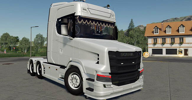 Мод тягач Scania S730T v1.2.0.0 Farming Simulator 2019