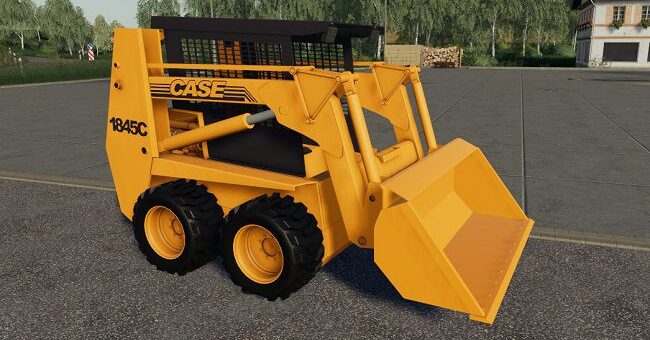 Мод погрузчик Case 1845C + Bucket v1.0.0.0 FS2019