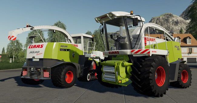 Мод комбайн Claas Jaguar 800-900 v1.0.0.0 FS19
