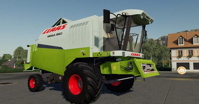 Мод комбайн Claas Mega 360 v1.0.0.0 Farming Simulator 2019