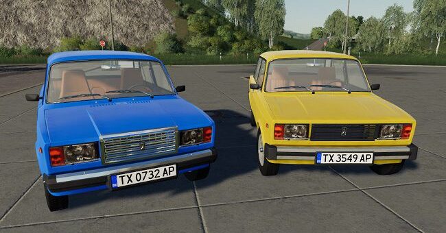 Мод авто ВАЗ 2105/2107 v1.0.0.0 Фарминг Симулятор 2019