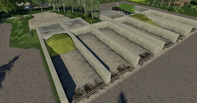 Мод ПАК Bunker Silo Set v1.2.0.0 Farming Simulator 2022