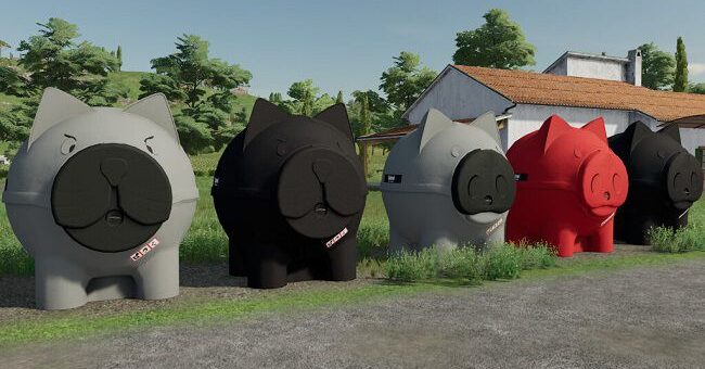 Мод ПАК Catrol And Pigtrol Diesel Tanks v1.0.0.0 FS22