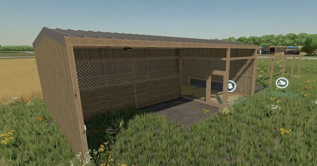 Мод курятник Chicken Coop v1.0.0.0 Farming Simulator 2022