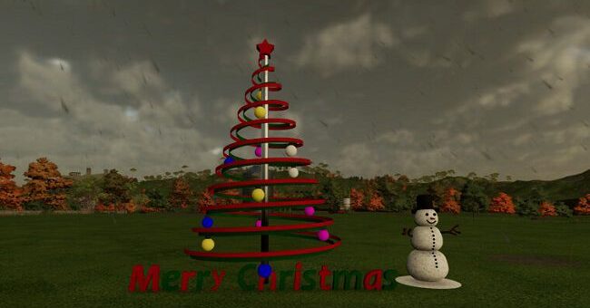 Мод ПАК Christmas Pack v1.0.0.0 Farming Simulator 22