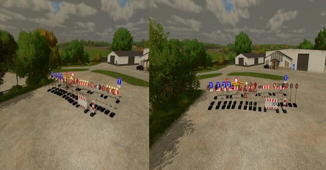 Мод ПАК Construction site Pack v2.0 Farming Simulator 22
