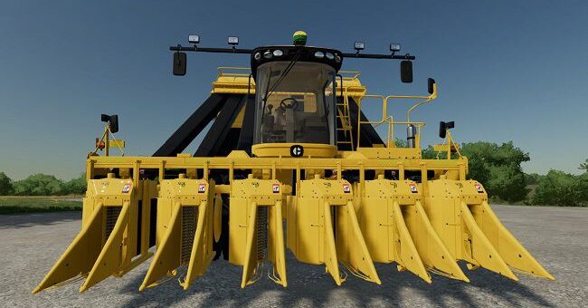 Мод комбайн Cat Cotton Round Bailer v1.0.0.0 FS2022
