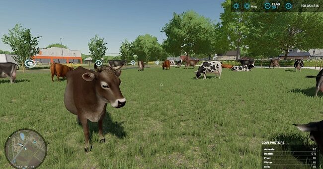 Мод коровник Cow Barn Small v1.0.0.0 Farming Simulator 22