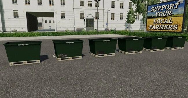 Мод Fillable Grapes Tub v1.0.0.0 Farming Simulator 2022