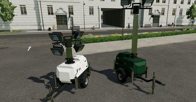 Мод прожектор Flood Light Trailer v1.0.0.0 FS22