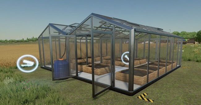 Мод теплицы Greenhouse Advanced v1.0.0.0 FS22