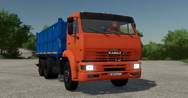 Мод грузовик Камаз 45143 v1.0.0.1 Фарминг Симулятор 22