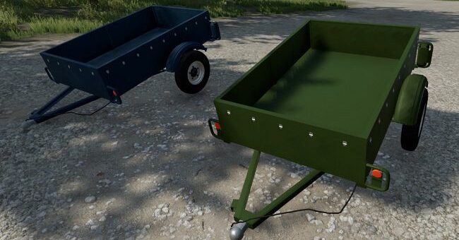 Мод легковой прицеп КЗАП 8140 v1.0 ФС2022