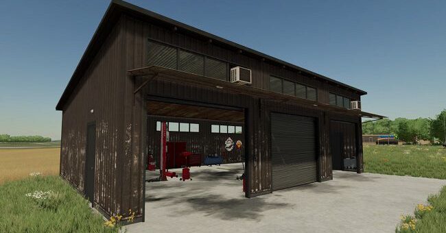 Мод мастерская Old Auto Shop v1.0.0.0 Farming Simulator 22
