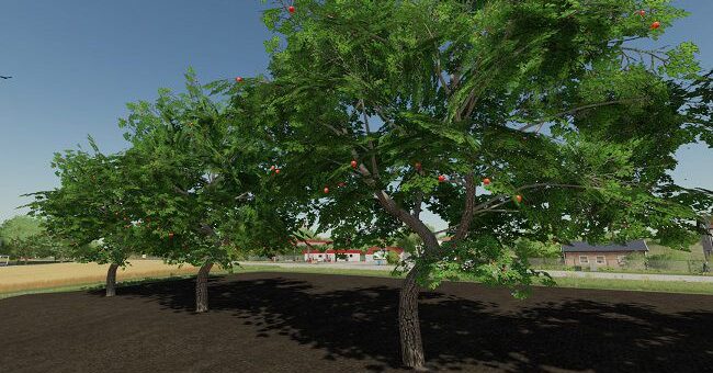Мод яблоня Placeable Apple Tree v1.2.0.0 FS2022