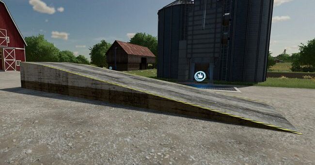 Мод рампа Placeable Ramp v1.0.0.0 Farming Simulator 22