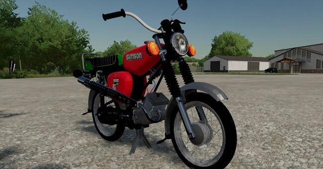 Мод мотоцикл Simson S51 B/E v1.0.0.0 FS2022