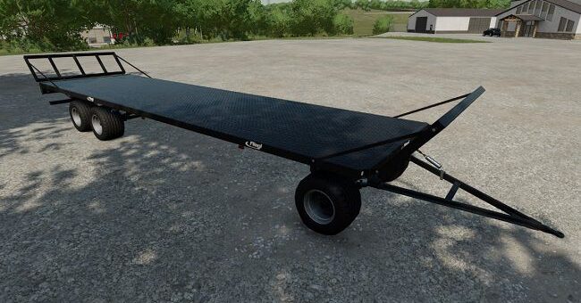Мод прицеп Autoloading Square Bale Trailer v1.0.0.0 FS22