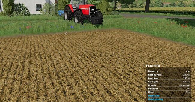 Мод скрипт Additional Field Info v1.0 Farming Simulator 2022