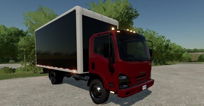 Мод грузовик Isuzu NPR 2018 Autoload v1.1 FS22