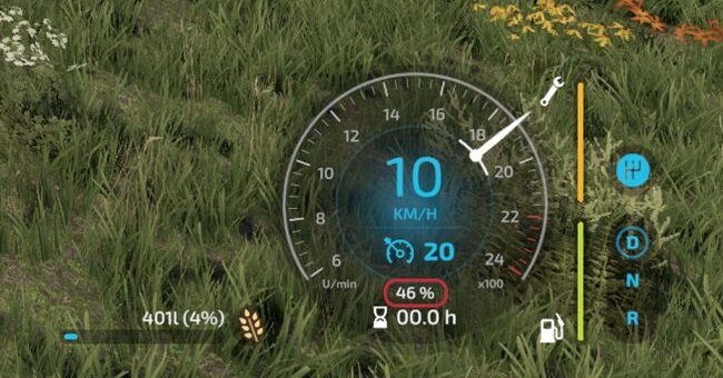 Мод скрипт Load HUD Engine v1.0 Farming Simulator 22