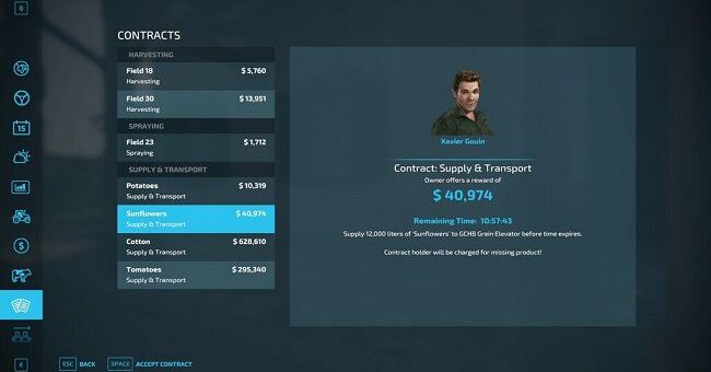 Мод скрипт Supply & Transport Contracts v1.0 FS22