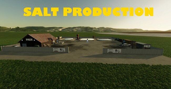 Мод Salt Production v1.0 Farming Simulator 22