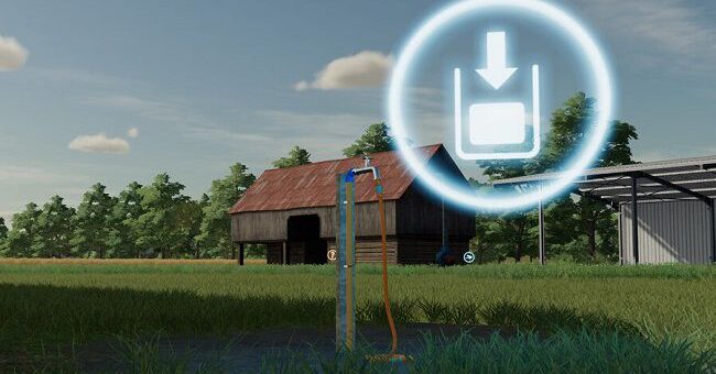 Мод садовый кран Water Tap v1.0 Farming Simulator 22