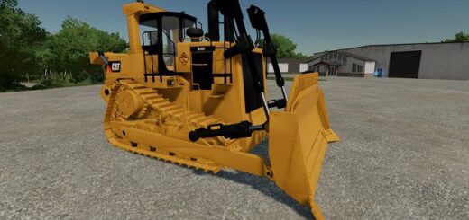 Мод бульдозер Cat D10T Fixed v1.0.0.0 Farming Simulator 22